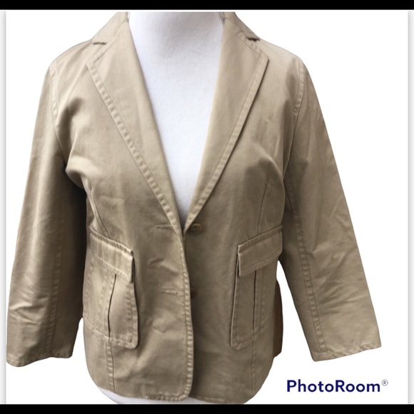 J. Crew Khaki Blazer - Picture 2 of 6